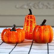 Pumpkin LED Candle By Fiverro