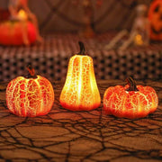 Pumpkin LED Candle By Fiverro
