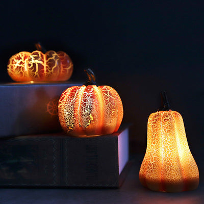 Pumpkin LED Candle By Fiverro
