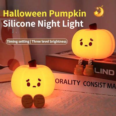 Halloween Pumpkin Night Light By Fiverro
