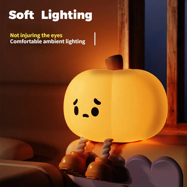 Halloween Pumpkin Night Light By Fiverro